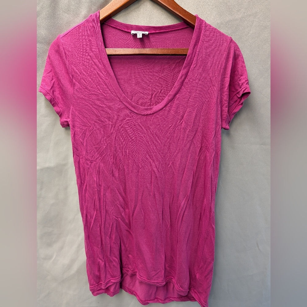 Splendid Fuchsia Short Sleeve Tee Size Medium